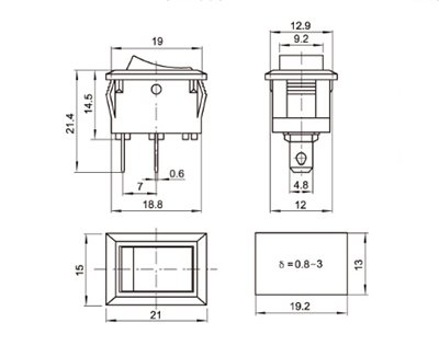 KCD1 B1 On/Off Anahtar